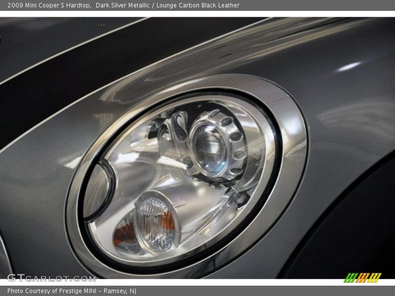 Dark Silver Metallic / Lounge Carbon Black Leather 2009 Mini Cooper S Hardtop