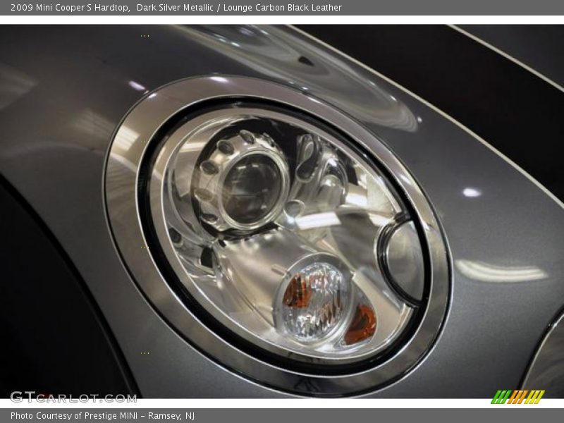 Dark Silver Metallic / Lounge Carbon Black Leather 2009 Mini Cooper S Hardtop