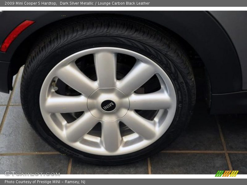 Dark Silver Metallic / Lounge Carbon Black Leather 2009 Mini Cooper S Hardtop
