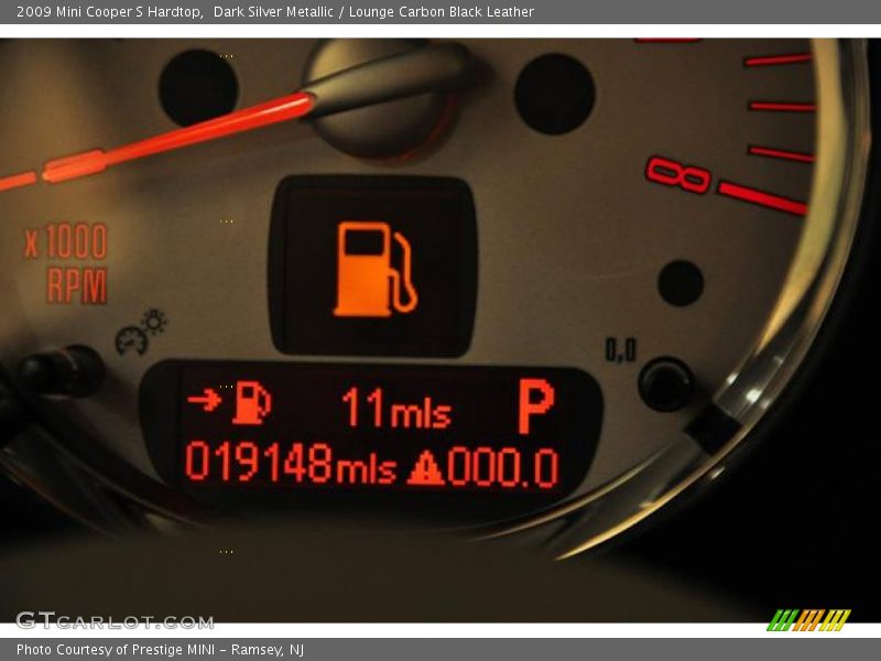Dark Silver Metallic / Lounge Carbon Black Leather 2009 Mini Cooper S Hardtop