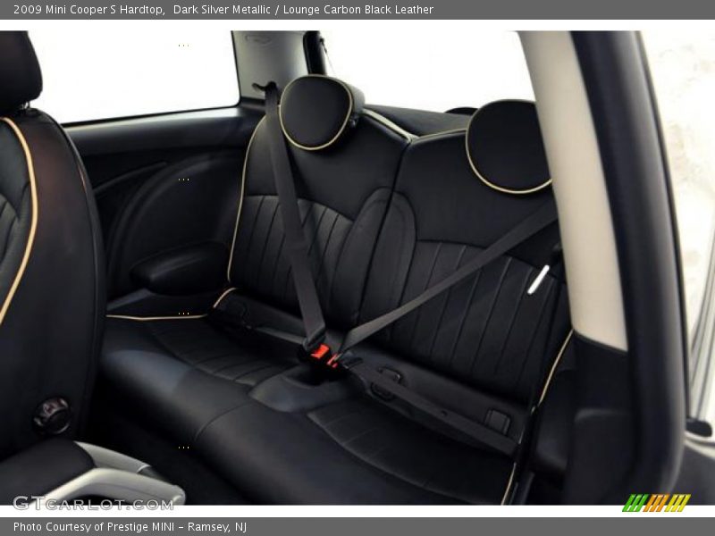  2009 Cooper S Hardtop Lounge Carbon Black Leather Interior