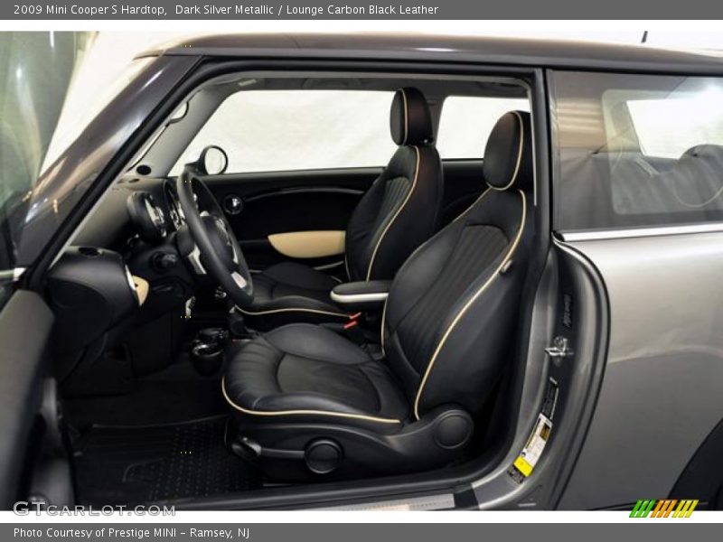  2009 Cooper S Hardtop Lounge Carbon Black Leather Interior