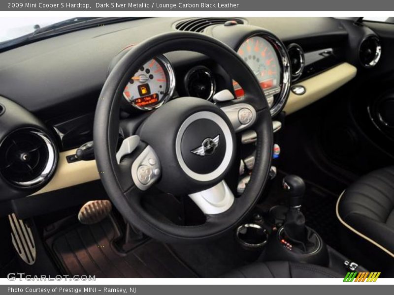 Dark Silver Metallic / Lounge Carbon Black Leather 2009 Mini Cooper S Hardtop