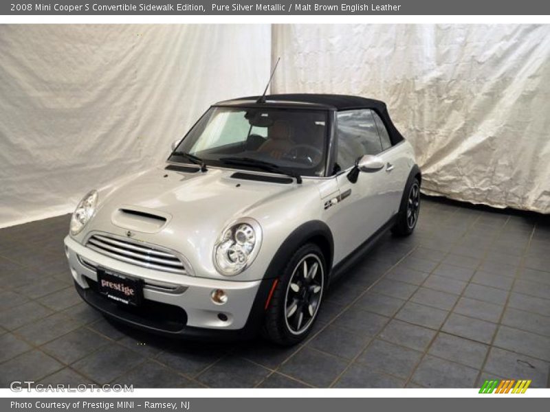 Front 3/4 View of 2008 Cooper S Convertible Sidewalk Edition