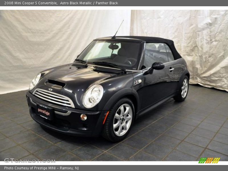 Astro Black Metallic / Panther Black 2008 Mini Cooper S Convertible