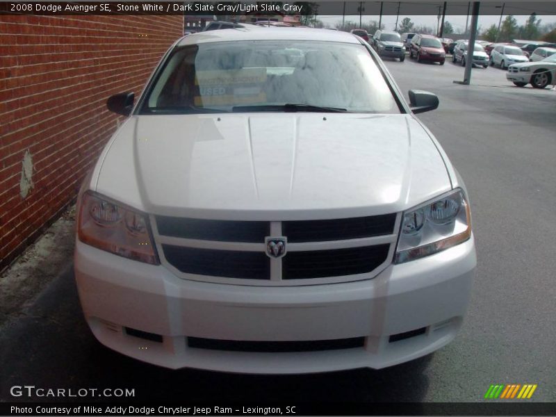 Stone White / Dark Slate Gray/Light Slate Gray 2008 Dodge Avenger SE