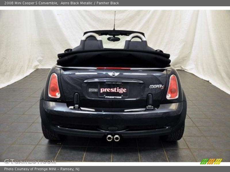 Astro Black Metallic / Panther Black 2008 Mini Cooper S Convertible
