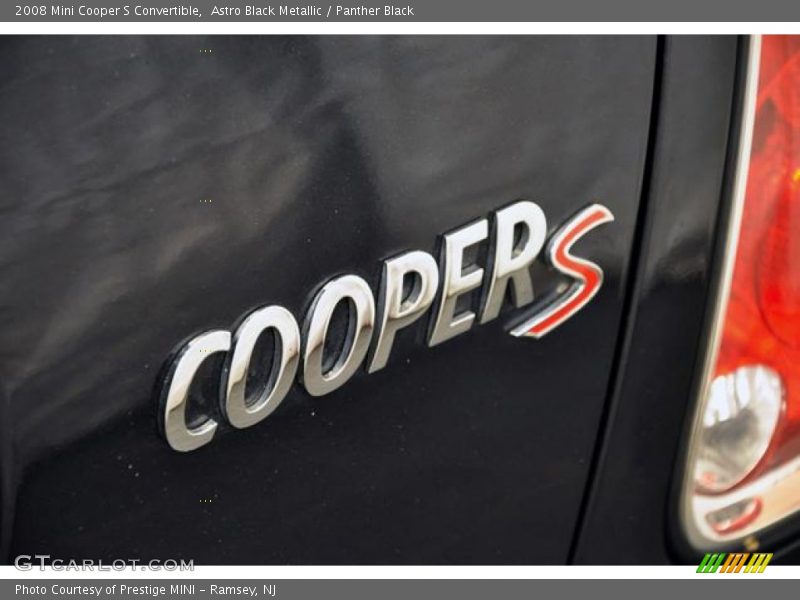 Astro Black Metallic / Panther Black 2008 Mini Cooper S Convertible