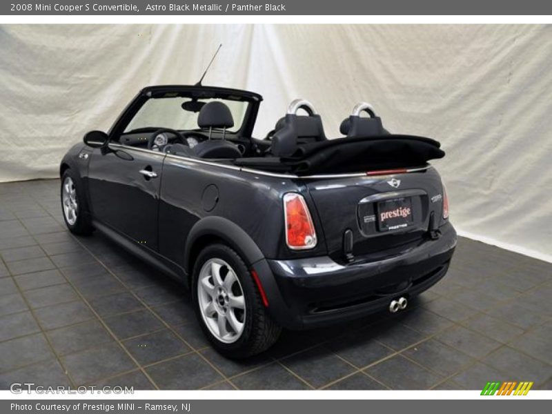 Astro Black Metallic / Panther Black 2008 Mini Cooper S Convertible