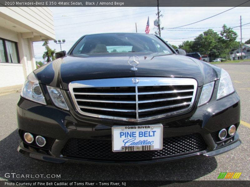 Black / Almond Beige 2010 Mercedes-Benz E 350 4Matic Sedan