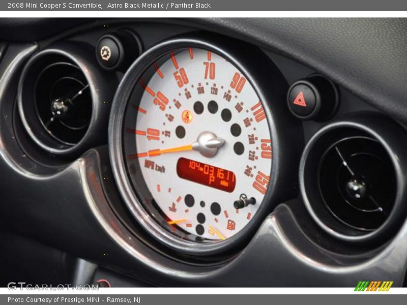 Astro Black Metallic / Panther Black 2008 Mini Cooper S Convertible