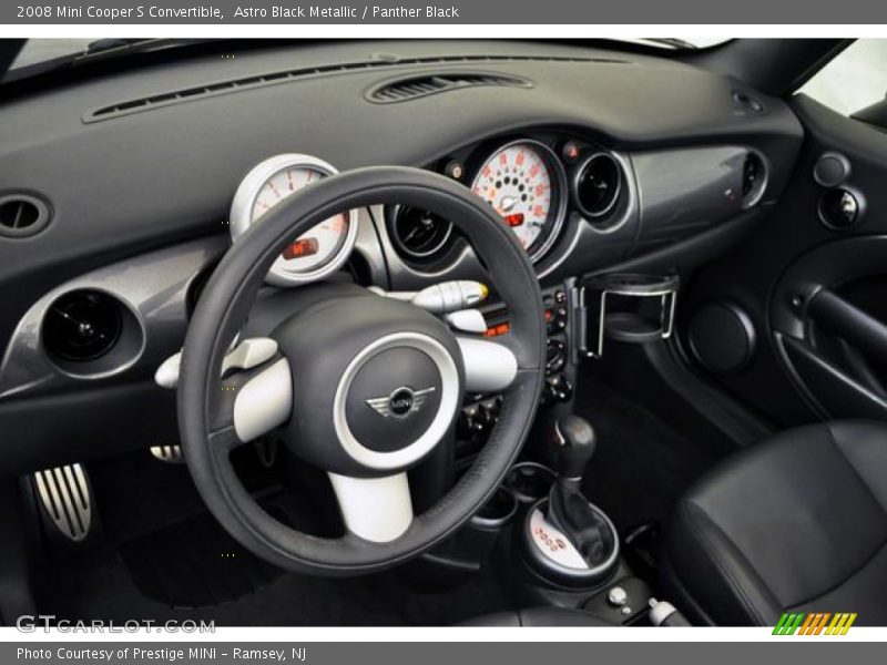 Astro Black Metallic / Panther Black 2008 Mini Cooper S Convertible