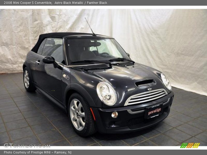 Astro Black Metallic / Panther Black 2008 Mini Cooper S Convertible