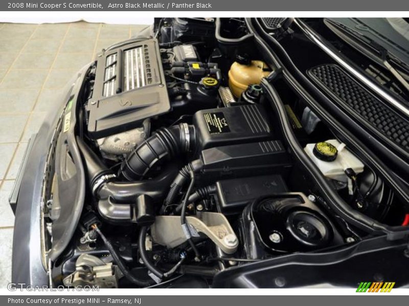 Astro Black Metallic / Panther Black 2008 Mini Cooper S Convertible