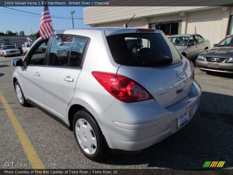 Brillant Silver / Charcoal 2009 Nissan Versa 1.8 S Hatchback