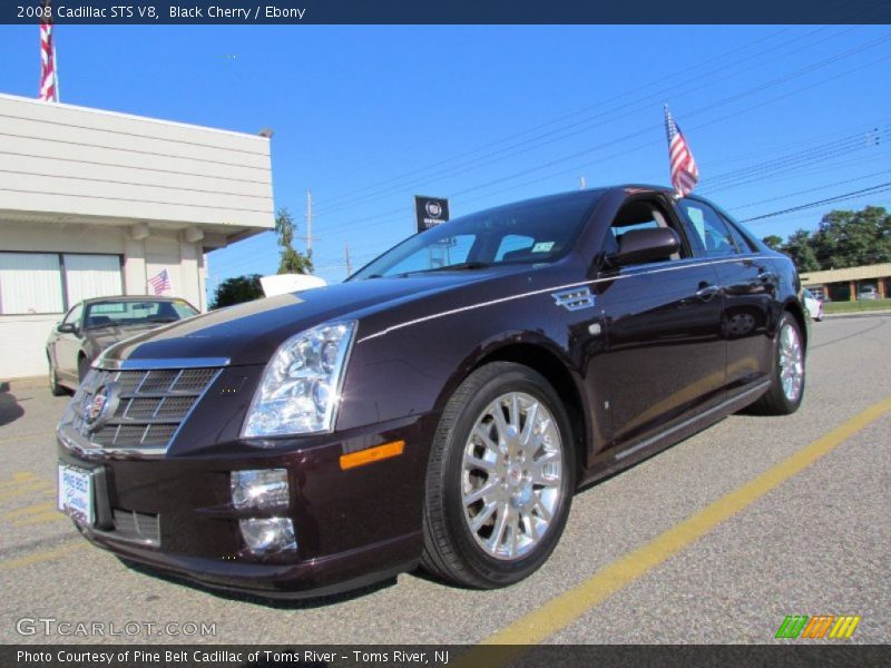 Black Cherry / Ebony 2008 Cadillac STS V8