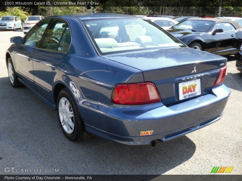 Chrome Blue Pearl / Gray 2003 Mitsubishi Galant ES