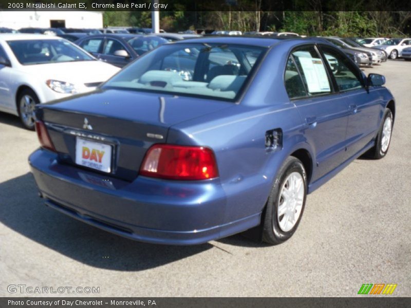 Chrome Blue Pearl / Gray 2003 Mitsubishi Galant ES