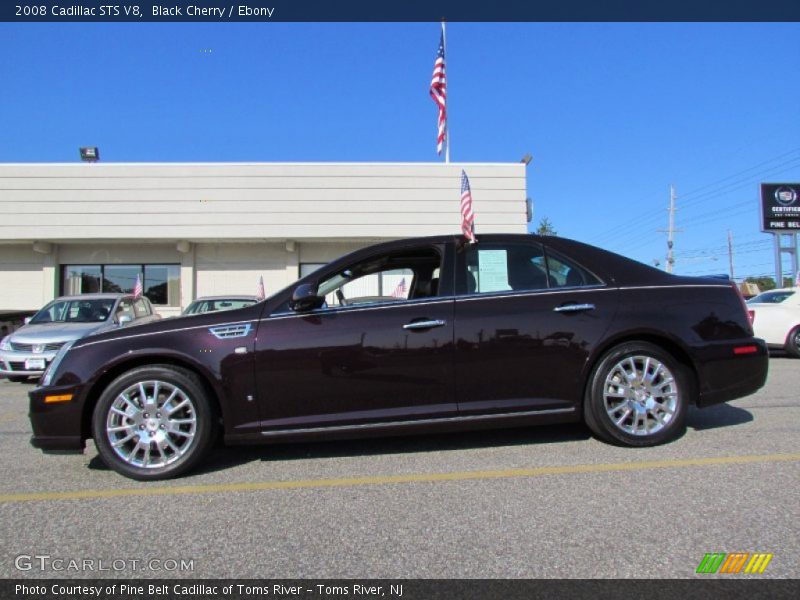 Black Cherry / Ebony 2008 Cadillac STS V8