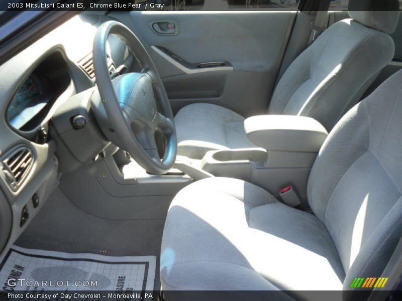 Chrome Blue Pearl / Gray 2003 Mitsubishi Galant ES