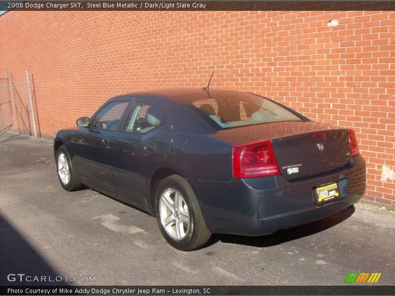 Steel Blue Metallic / Dark/Light Slate Gray 2008 Dodge Charger SXT