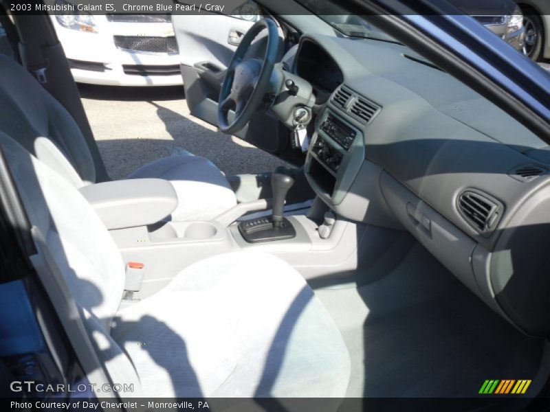 Chrome Blue Pearl / Gray 2003 Mitsubishi Galant ES