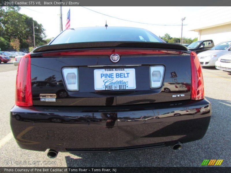 Black Cherry / Ebony 2008 Cadillac STS V8