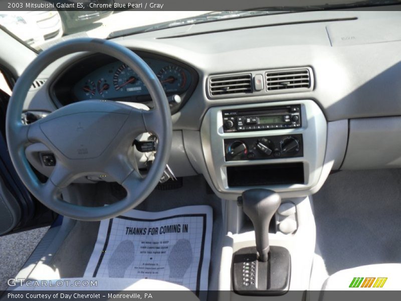 Chrome Blue Pearl / Gray 2003 Mitsubishi Galant ES
