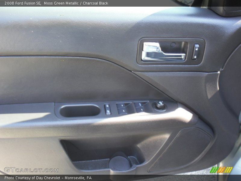 Moss Green Metallic / Charcoal Black 2008 Ford Fusion SE