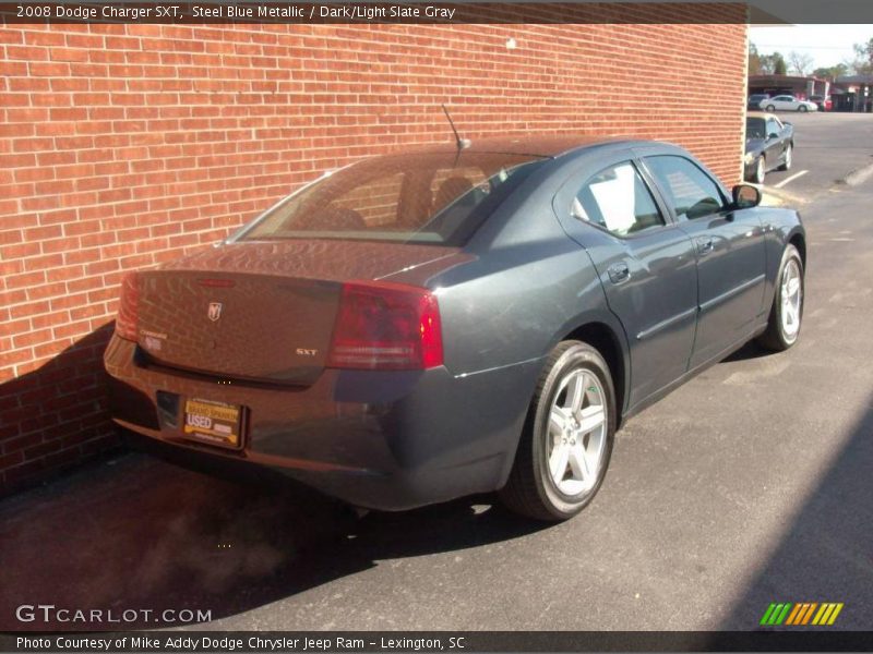 Steel Blue Metallic / Dark/Light Slate Gray 2008 Dodge Charger SXT