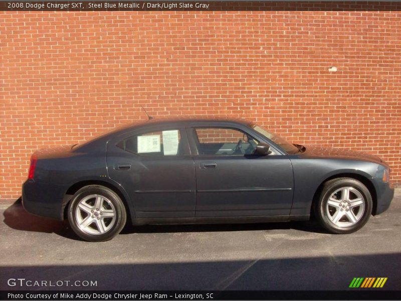 Steel Blue Metallic / Dark/Light Slate Gray 2008 Dodge Charger SXT