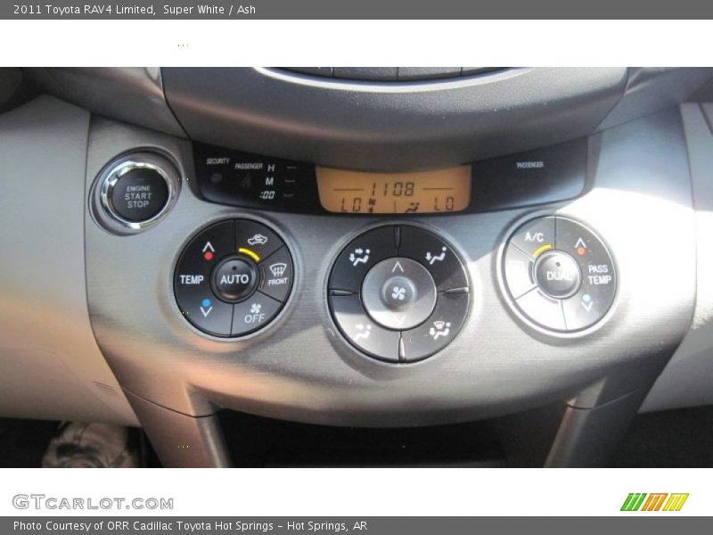 Controls of 2011 RAV4 Limited