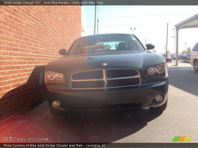 Steel Blue Metallic / Dark/Light Slate Gray 2008 Dodge Charger SXT