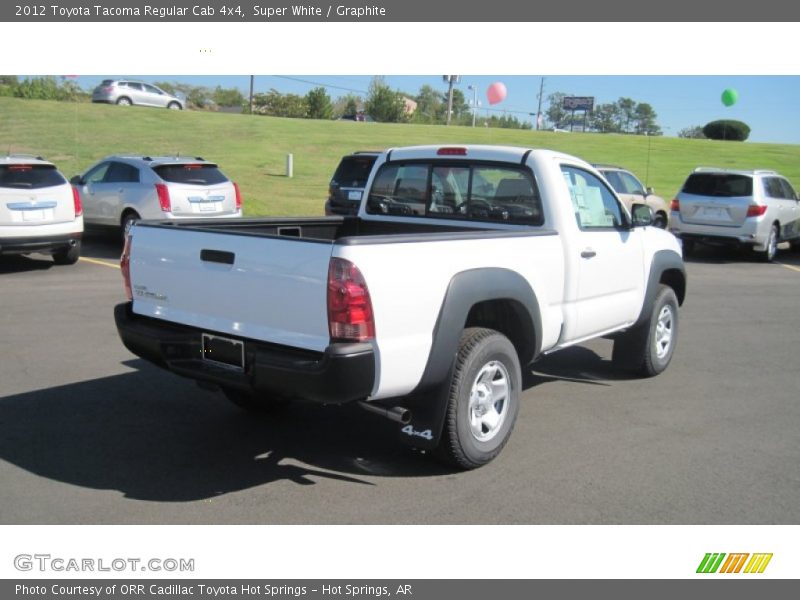 Super White / Graphite 2012 Toyota Tacoma Regular Cab 4x4