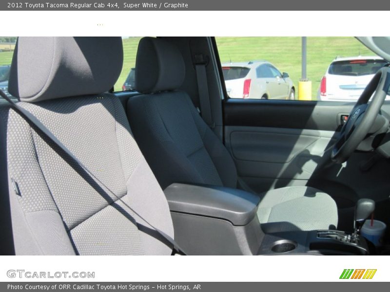 Super White / Graphite 2012 Toyota Tacoma Regular Cab 4x4