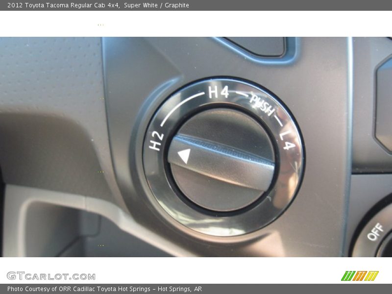 Controls of 2012 Tacoma Regular Cab 4x4