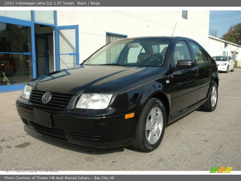 Black / Beige 2001 Volkswagen Jetta GLS 1.8T Sedan