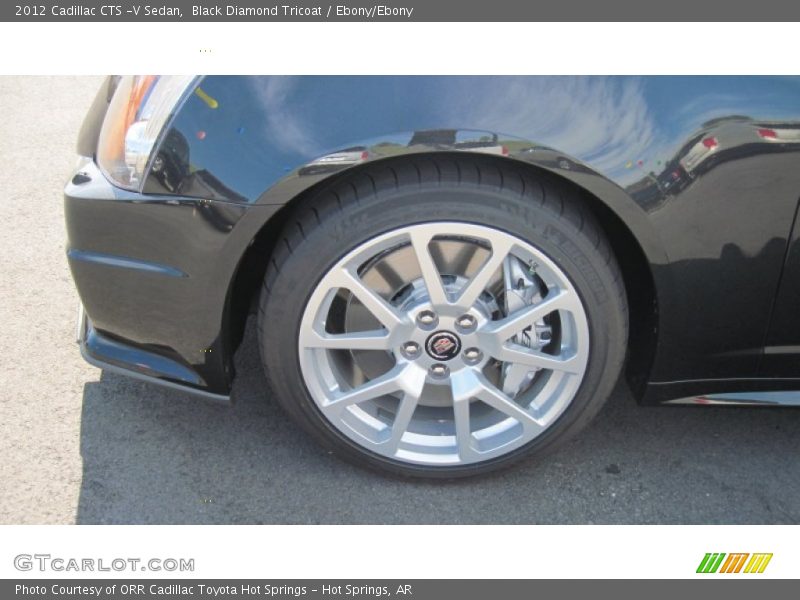 Black Diamond Tricoat / Ebony/Ebony 2012 Cadillac CTS -V Sedan