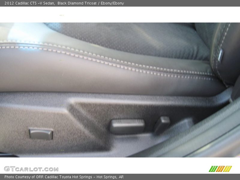Black Diamond Tricoat / Ebony/Ebony 2012 Cadillac CTS -V Sedan