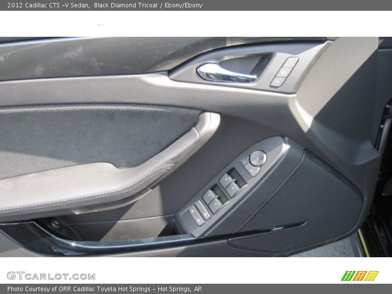 Black Diamond Tricoat / Ebony/Ebony 2012 Cadillac CTS -V Sedan