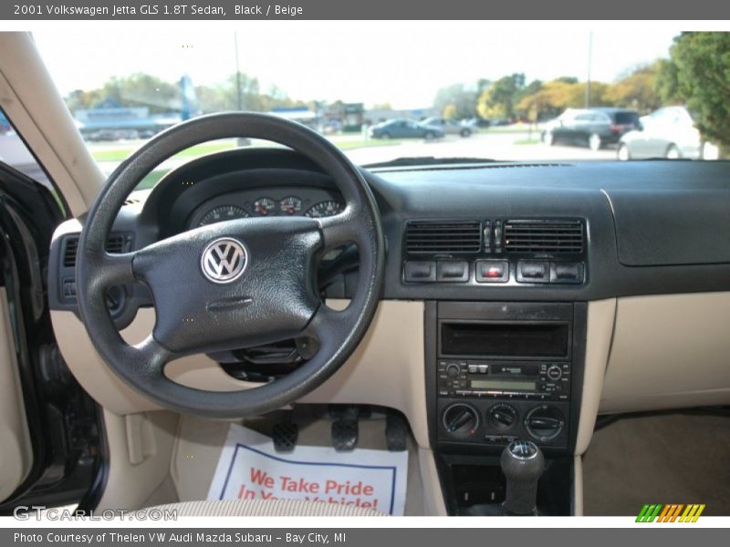 Black / Beige 2001 Volkswagen Jetta GLS 1.8T Sedan