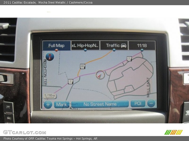 Navigation of 2011 Escalade 