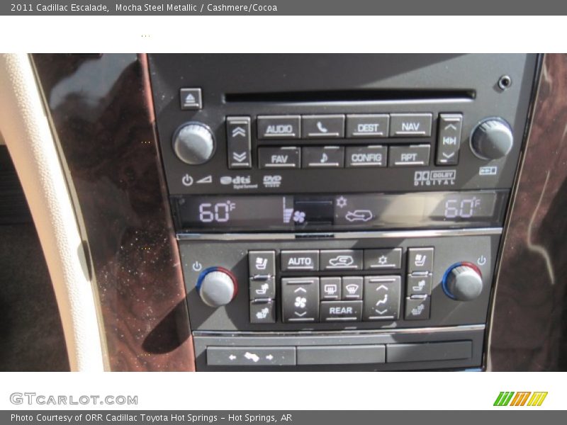 Controls of 2011 Escalade 