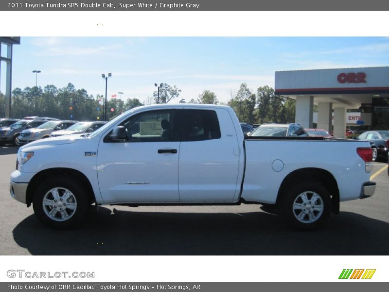 Super White / Graphite Gray 2011 Toyota Tundra SR5 Double Cab