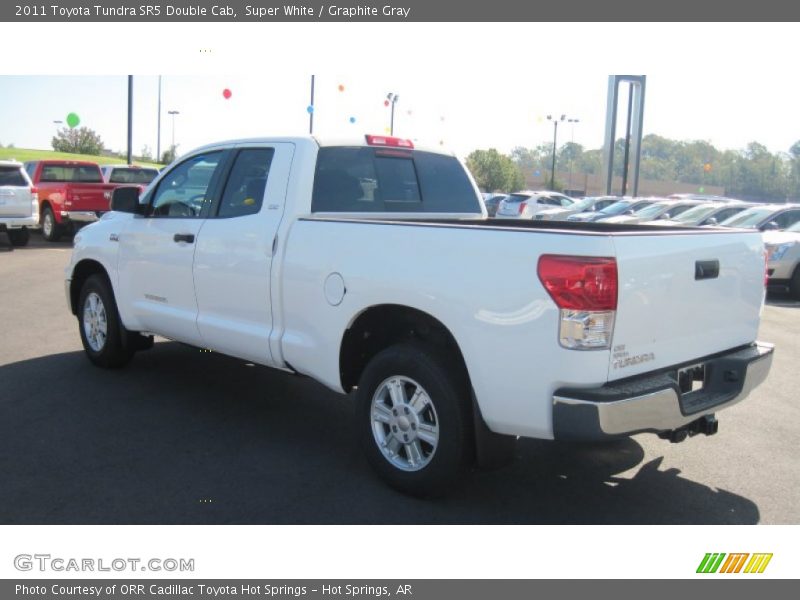 Super White / Graphite Gray 2011 Toyota Tundra SR5 Double Cab