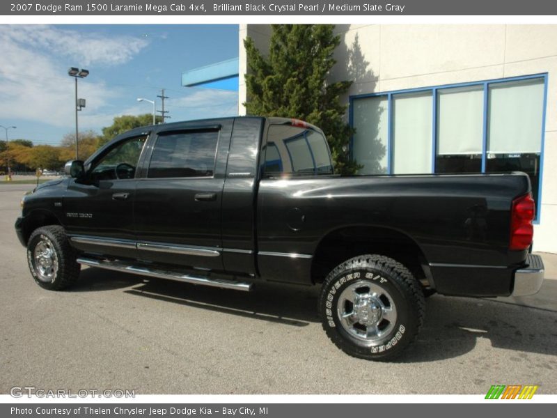  2007 Ram 1500 Laramie Mega Cab 4x4 Brilliant Black Crystal Pearl