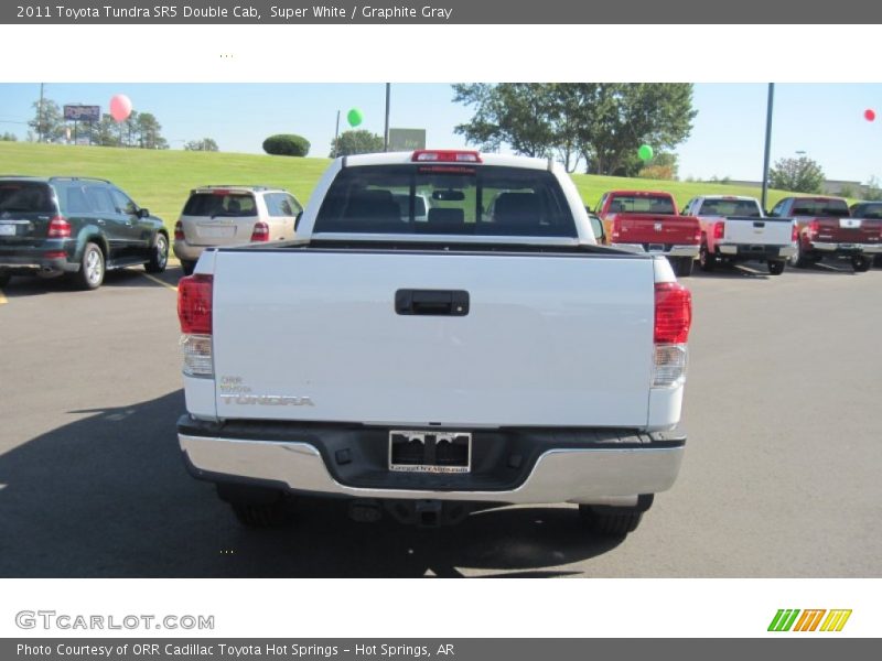 Super White / Graphite Gray 2011 Toyota Tundra SR5 Double Cab