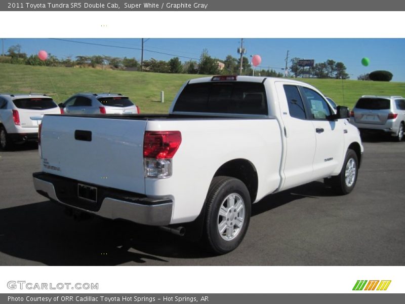 Super White / Graphite Gray 2011 Toyota Tundra SR5 Double Cab