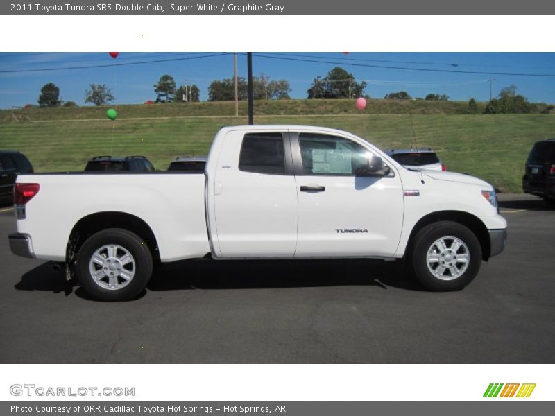 Super White / Graphite Gray 2011 Toyota Tundra SR5 Double Cab