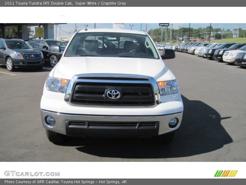 Super White / Graphite Gray 2011 Toyota Tundra SR5 Double Cab